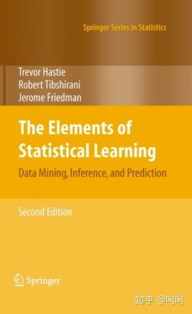 The Elements of Statistical Learning这本书可以说是统计学习、机器学习的圣经，非常全面详细